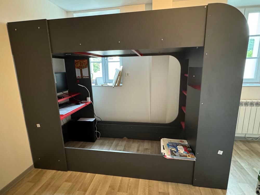 Lit enfant bureau mezzanine Meubles