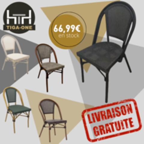   Chaise d'extrieur pour restaurant  