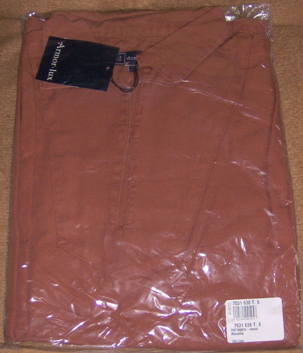 Chemise Neuve en Jean - Rouille - Taille 6 - V�tements