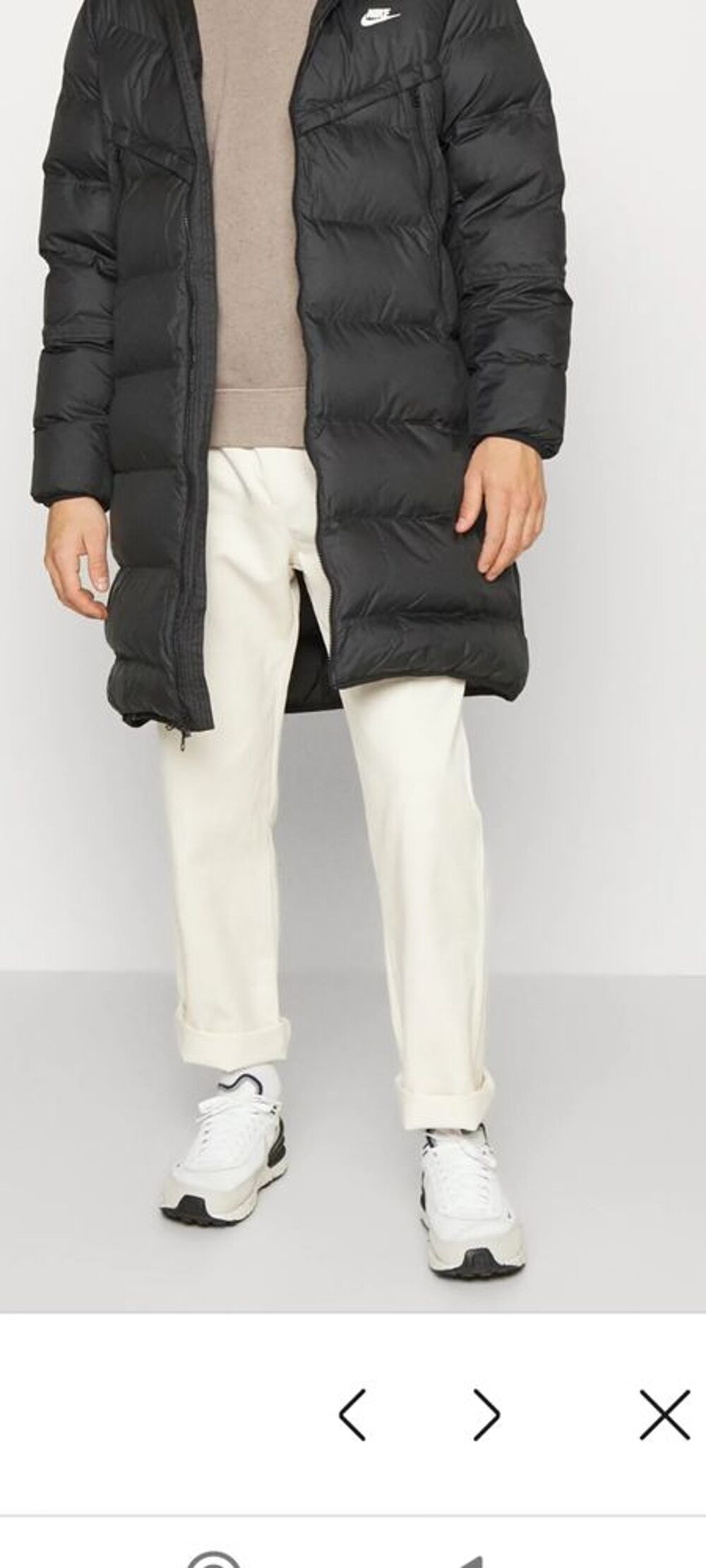 Doudoune nike longue homme clearance