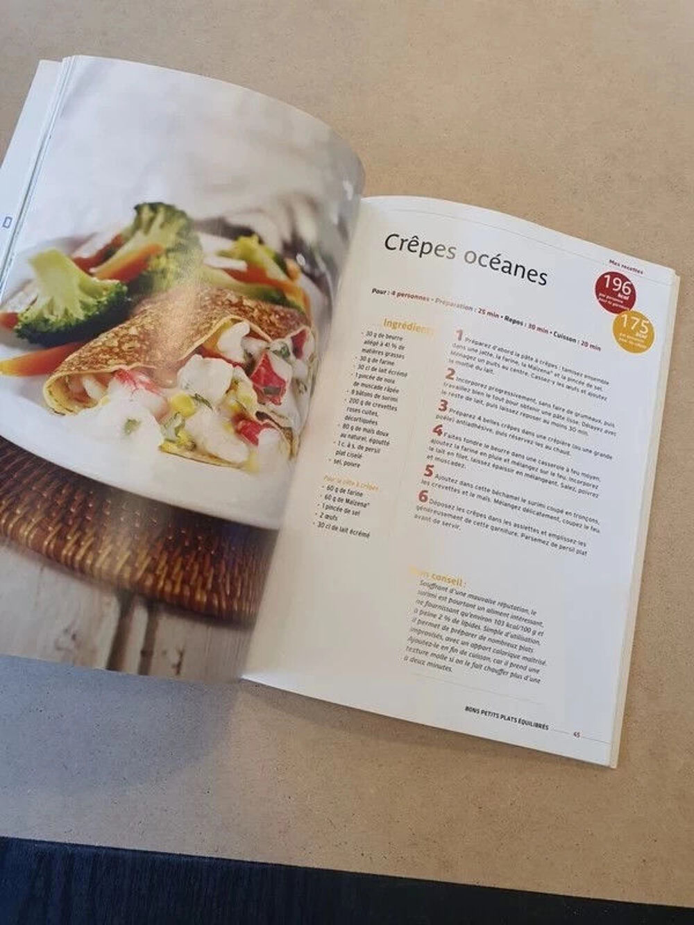 livre de cuisine - bons petits plats &eacute;quilibres - cohen Livres et BD