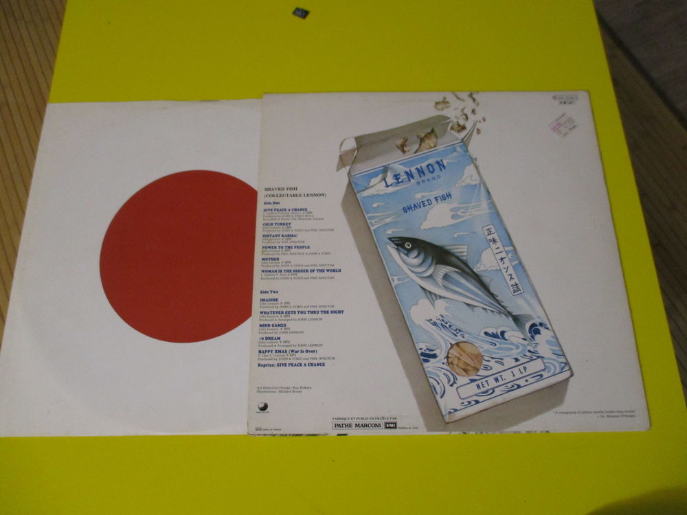 JOHN LENNON YOKO ONE 33 TOURS ROCK BEATLES CD et vinyles
