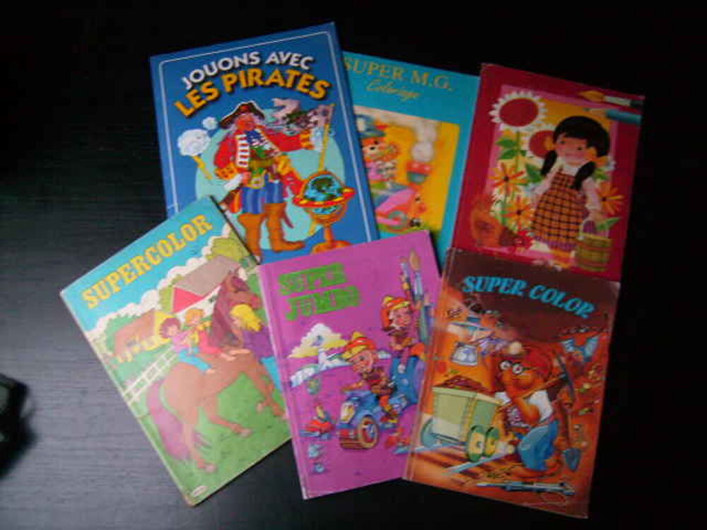 livres (6x) de Coloriages et de jeux Livres et BD