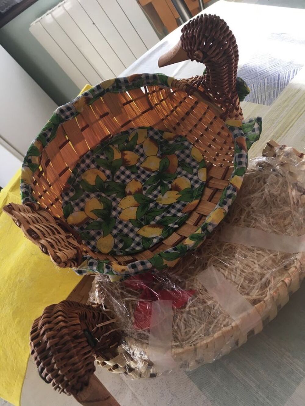 canard osier Décoration