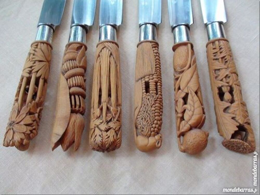 Couteaux sculpt&eacute;s Cuisine