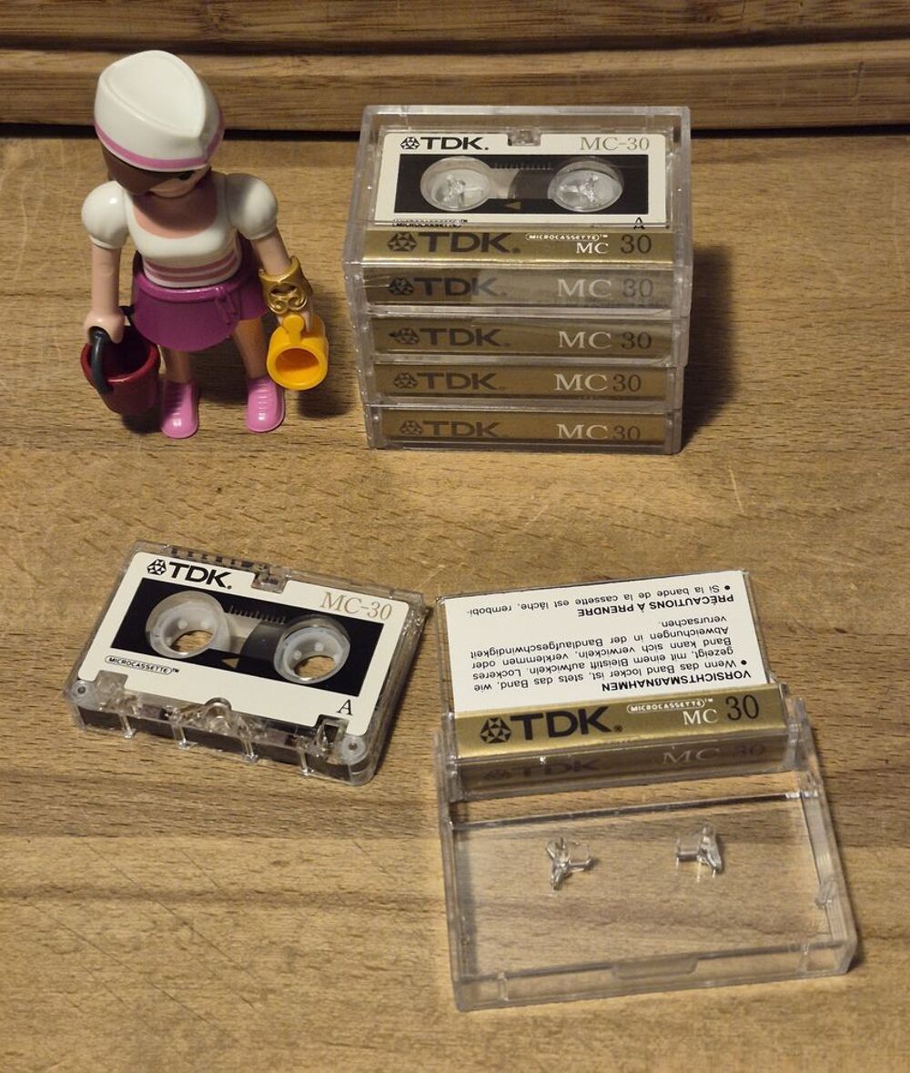 TDK MC30 cinq micro-cassettes Audio et hifi
