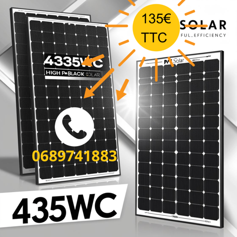 Panneaux solaire neuf 435 wc 135 Rosny-sous-Bois (93)