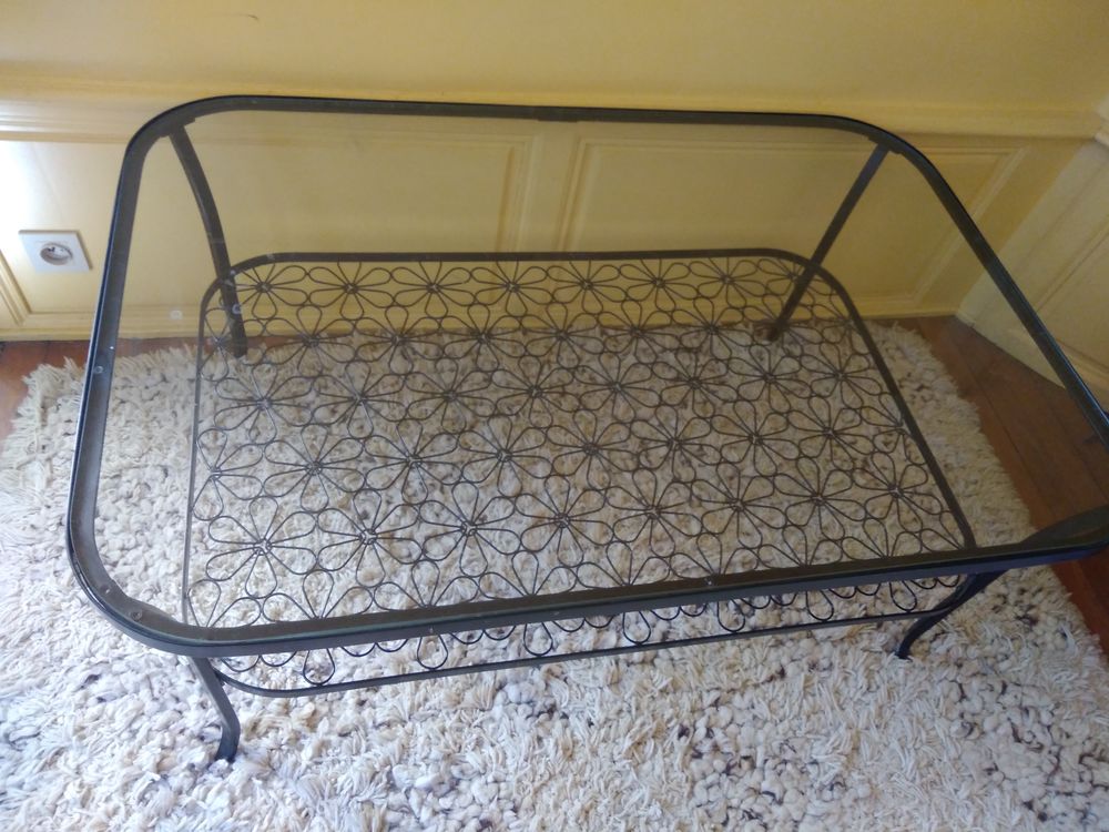 Grande table basse en verre Meubles