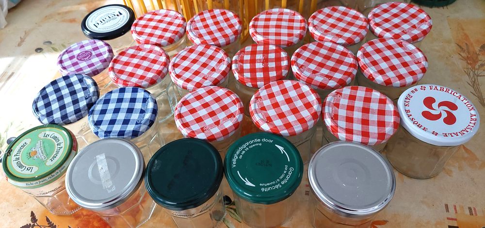 Lot de pots de confiture vides Cuisine