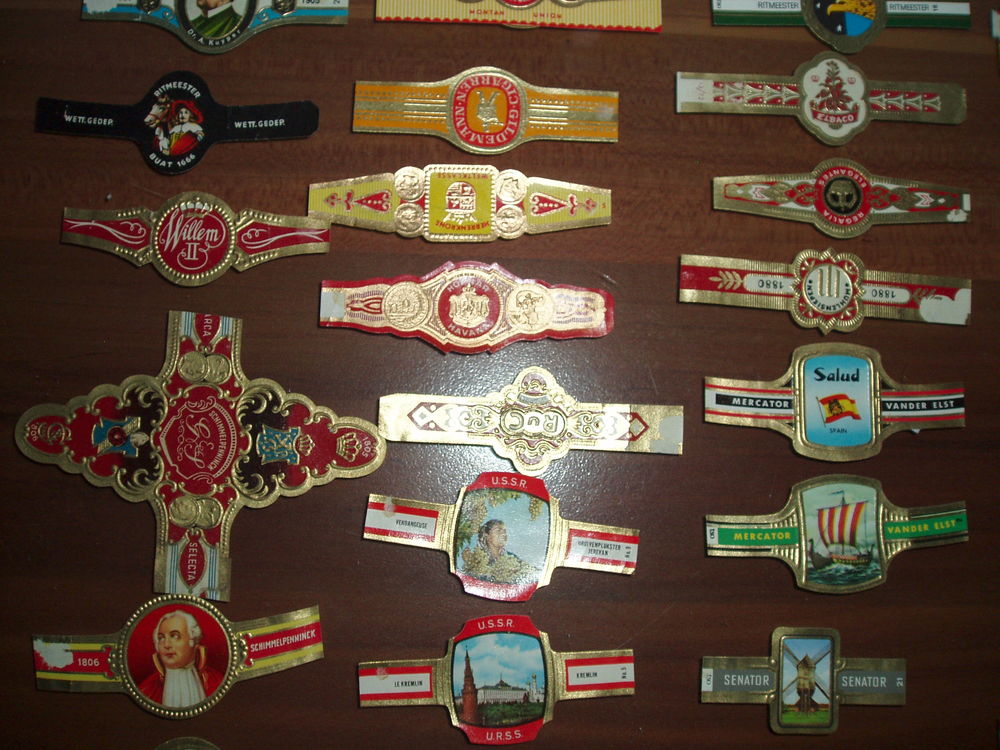 collection BAGUES de CIGARES 