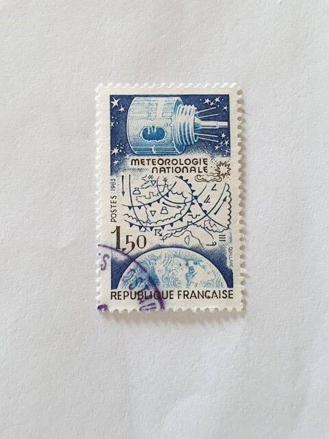 Timbre France 1983 Mtorologie nationale- 0.05 euro 0 Marseille 9 (13)