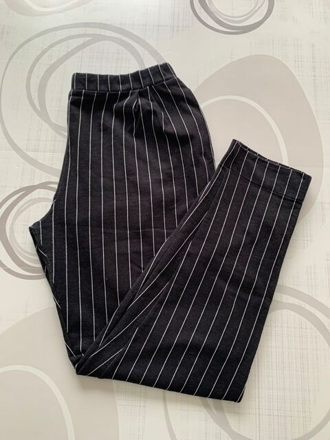 Pantalon noir ray blanc 6 Rennes (35)
