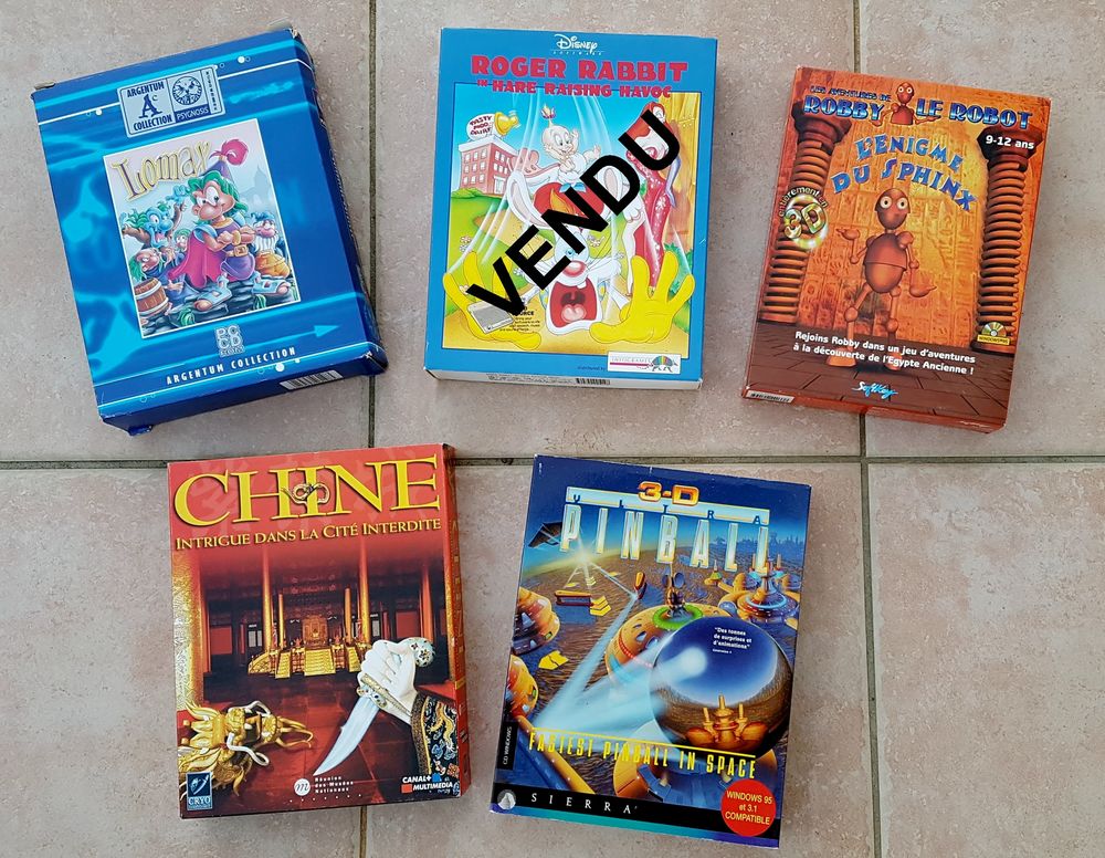 JEUX POUR PC ANCIENS Consoles et jeux vidéos