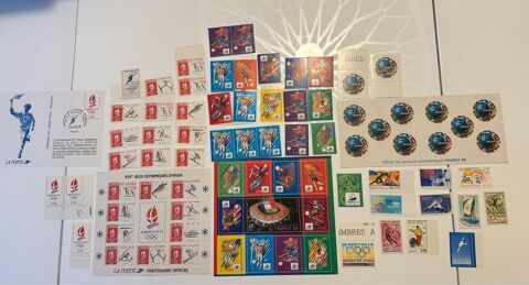 Lot de 77 timbres NEUFS thme Sport 11 Dreux (28)