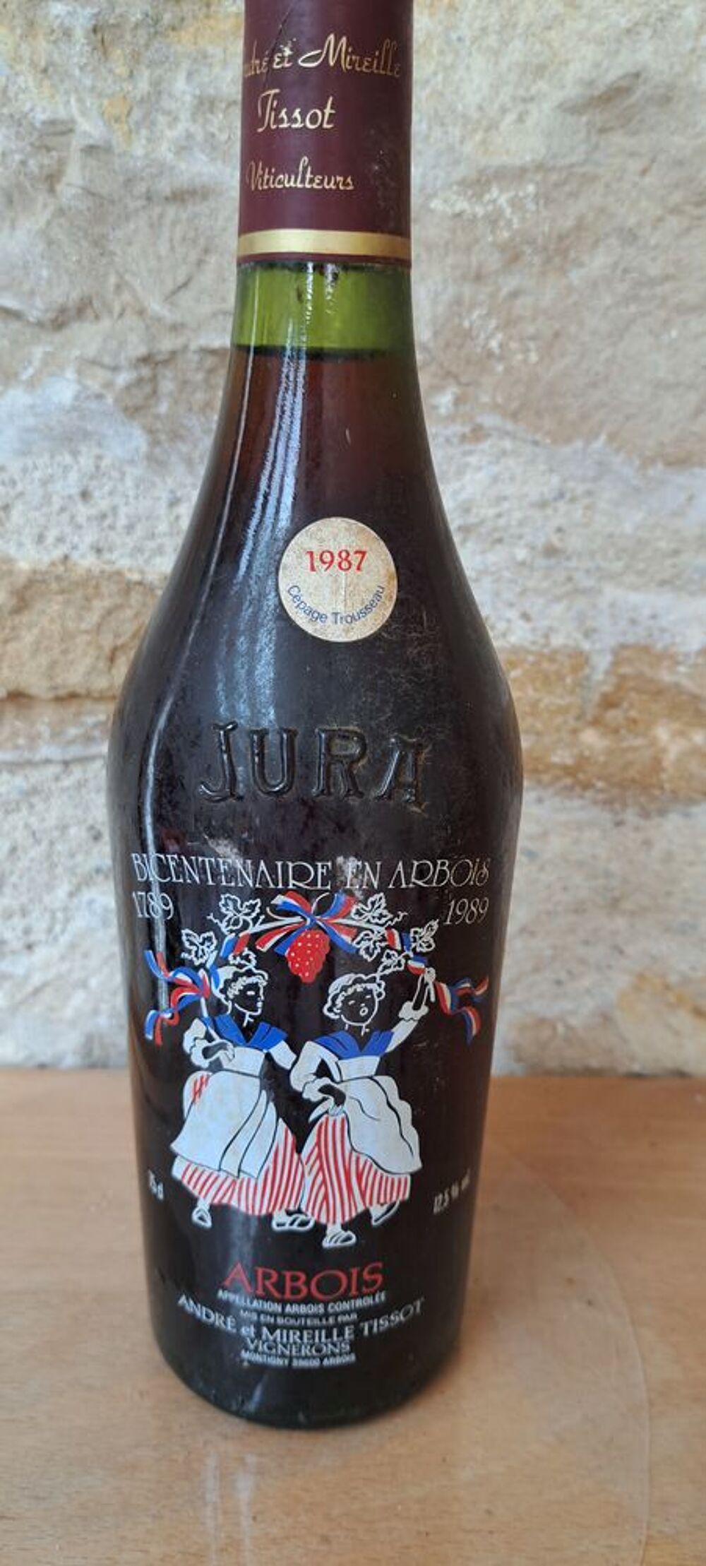 Arbois rouge prestige 1987 Domaine Andr&eacute; et Mireille Tissot 
