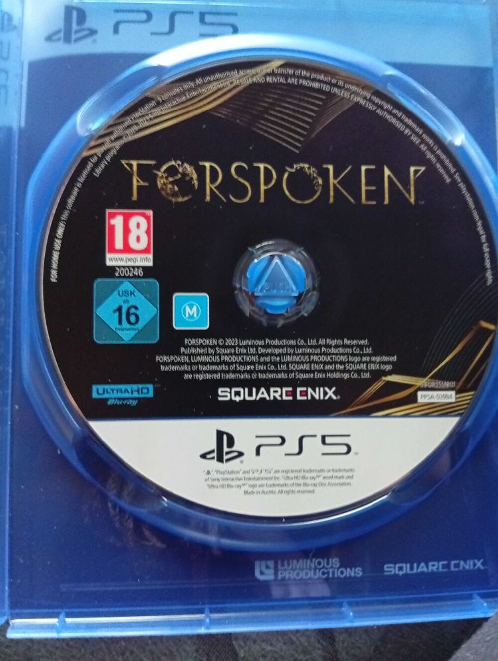 Jeu FORSPOKEN PS5 comme neuf Consoles et jeux vidéos