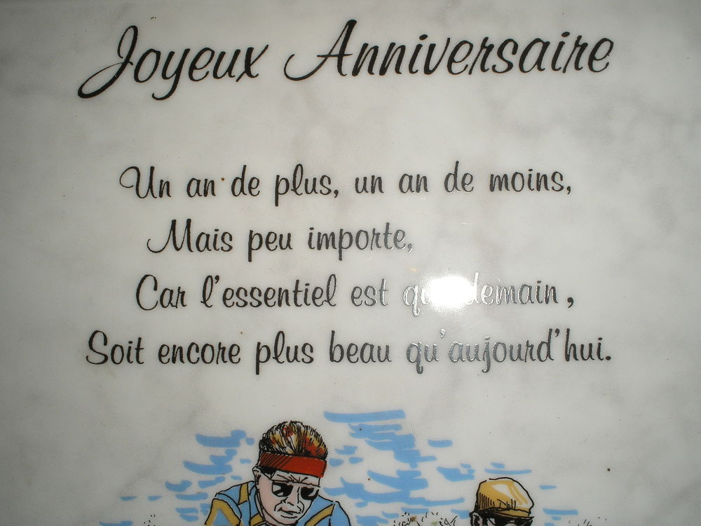 Cadre "JOYEUX ANNIVERSSAIRE"pour UN AMOUREUX du VELO. Décoration