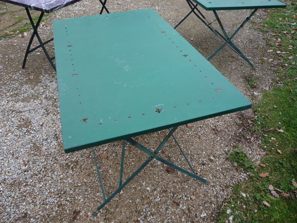 Table fer t&ocirc;le pliante Meubles