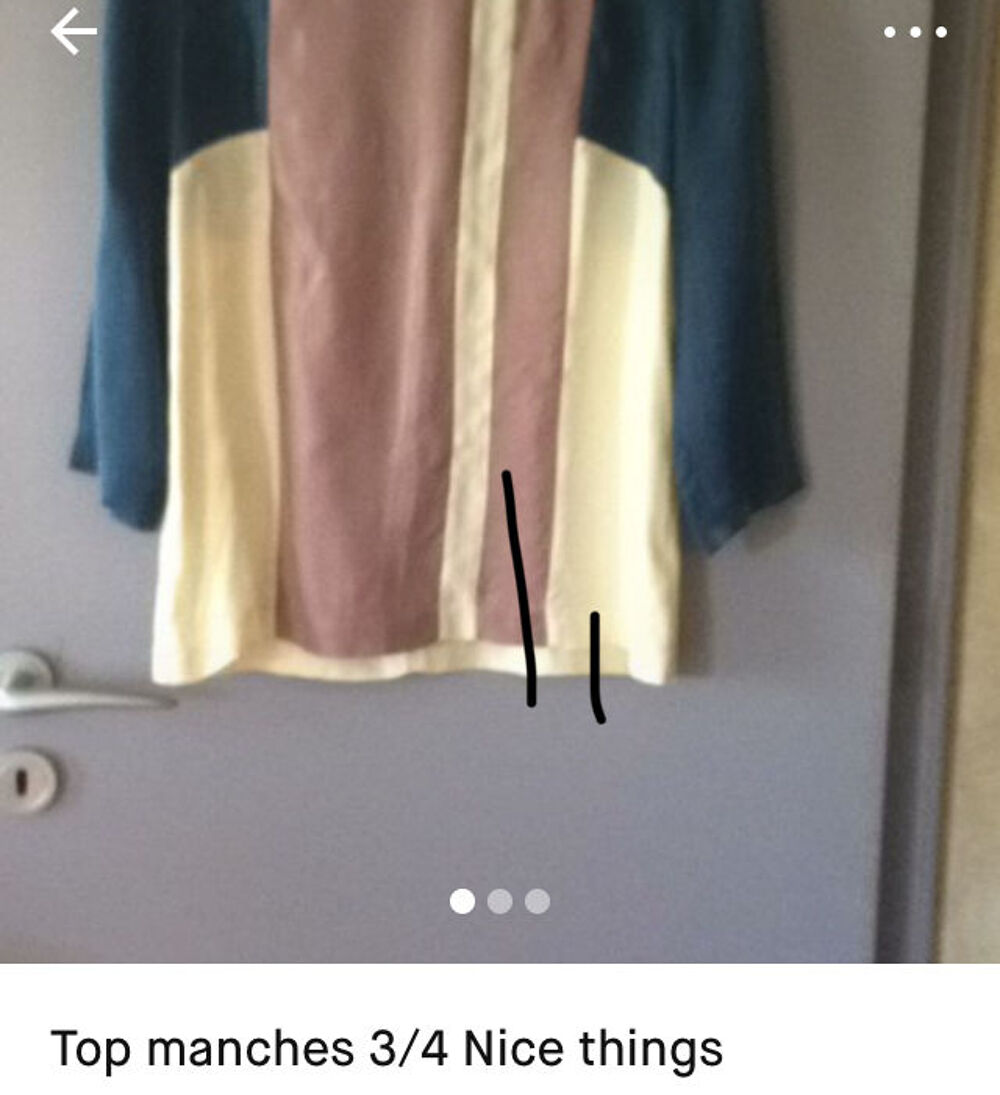 lot de 3 tops Vêtements