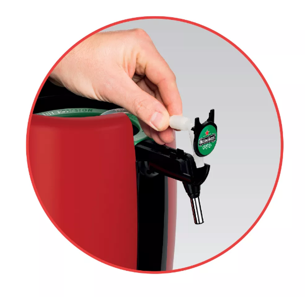 Tireuse &agrave; bi&egrave;re Seb Beertender rouge Electroménager