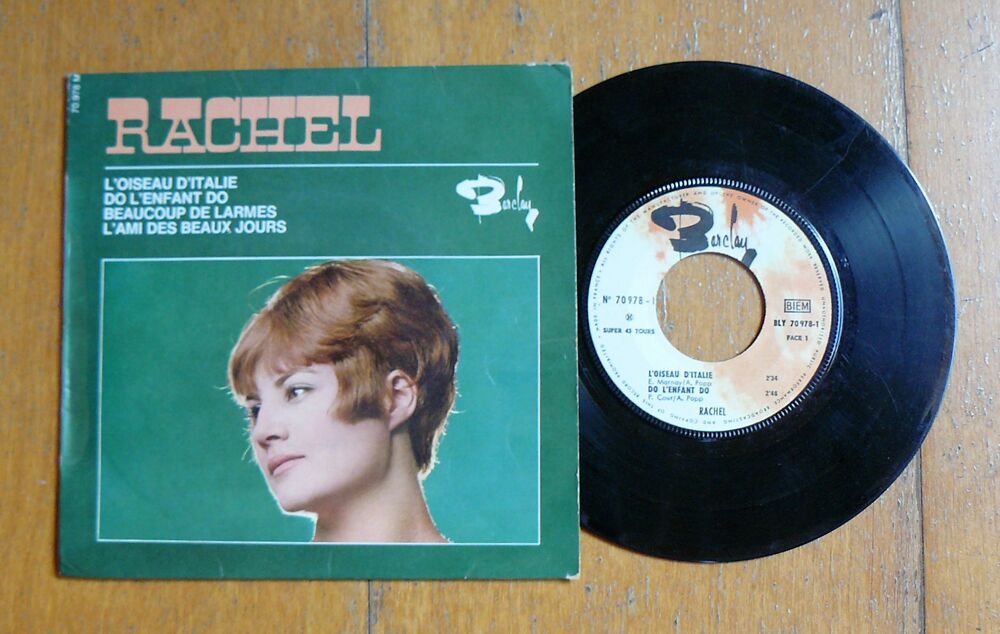 EP RACHEL : L'oiseau d'Italie / Do l'enfant Do / +2 - 1966 CD et vinyles