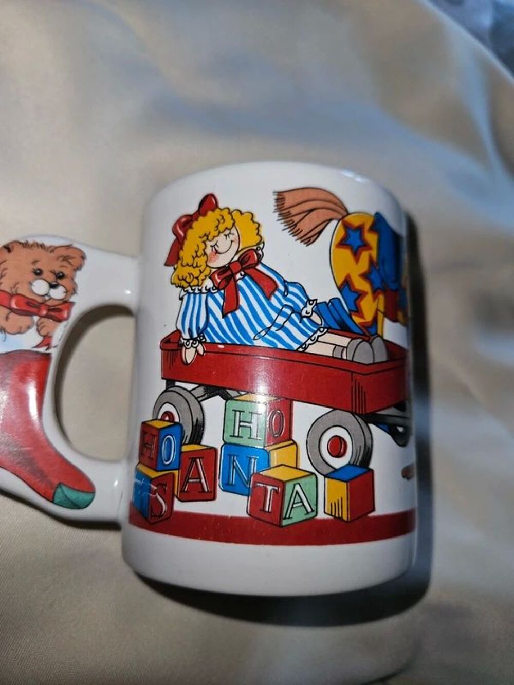 3 mugs rares vintage annee 1980 250ml 