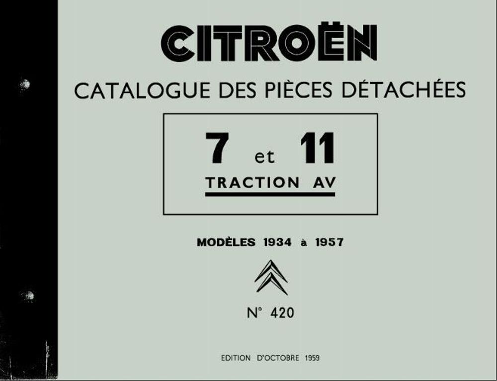 Manuels d'atelier Citro&euml;n traction 7 11 15 Livres et BD