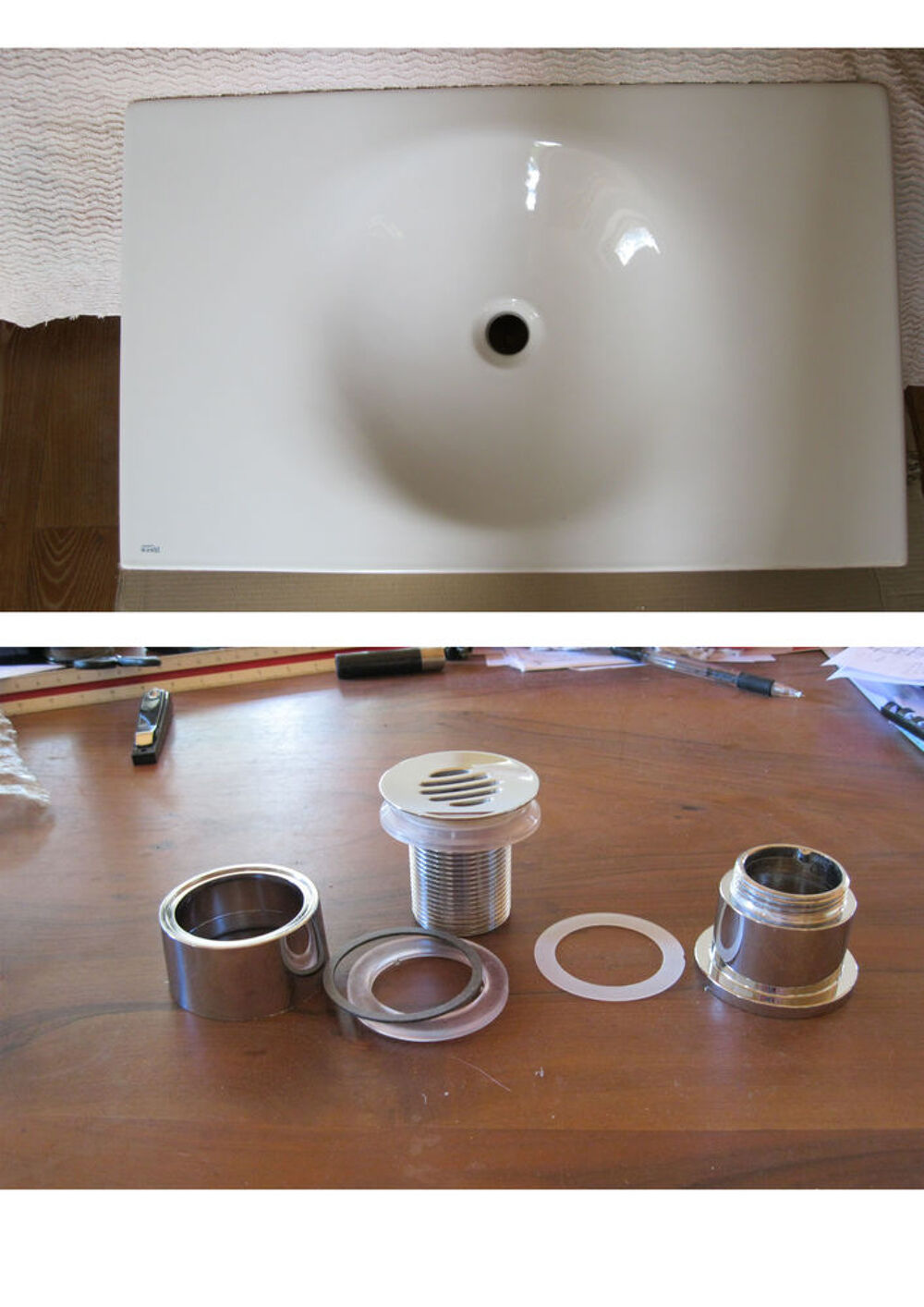 Ensemble lavabo robinetterie Bricolage