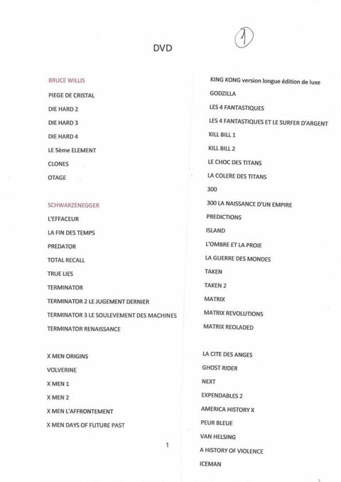 de DVD 1 Beauvais (60)