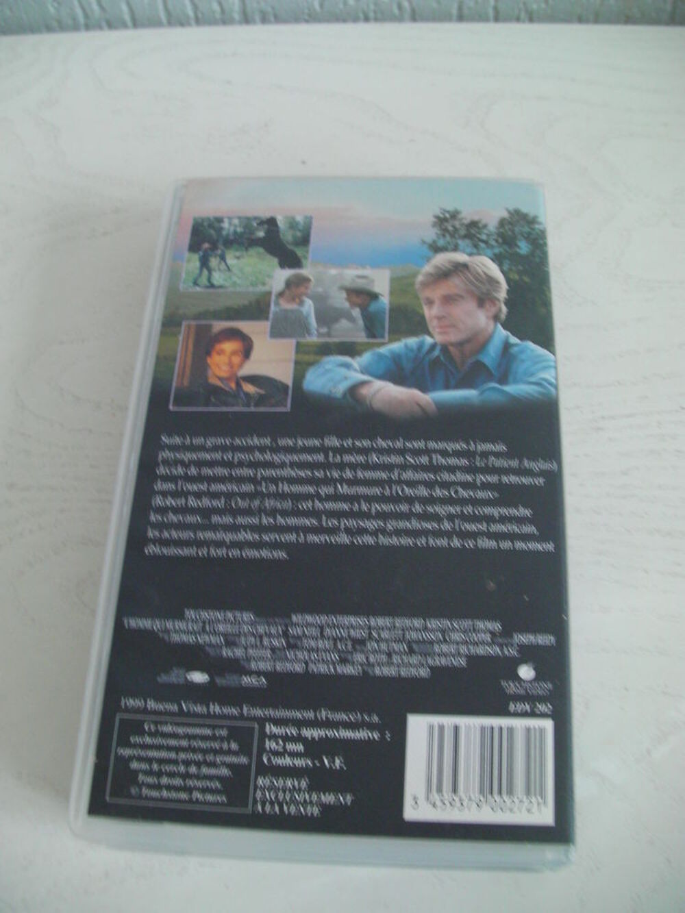 K7 VHS film "L'HOMME QUI MURMURAIT A L'OREILLE DES CHEVAUX" DVD et blu-ray