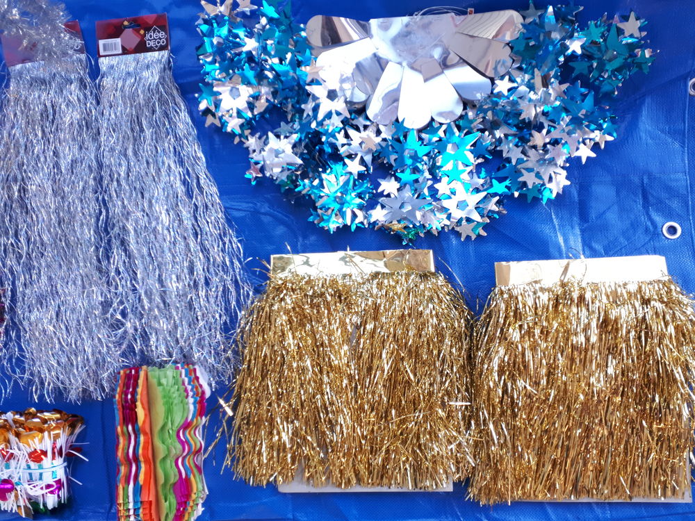 Lot de guirlandes et d&eacute;corations de No&euml;l D�coration