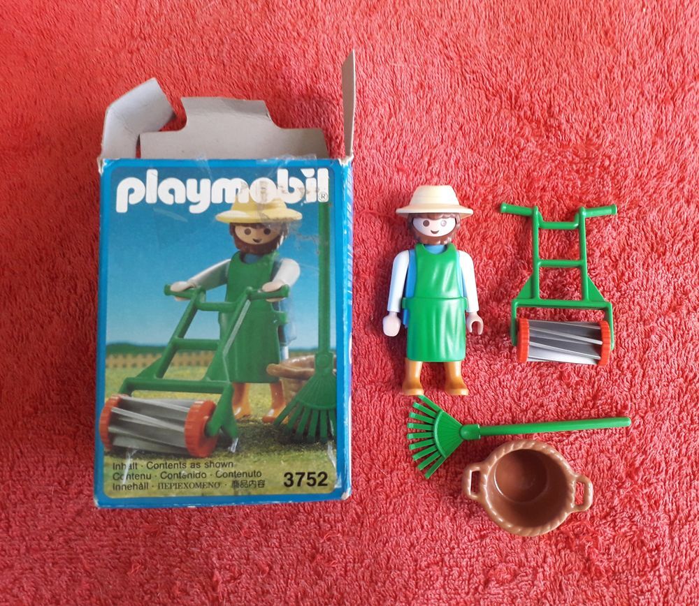 Vintage Playmobil Jardinier : 3752 Jeux / jouets
