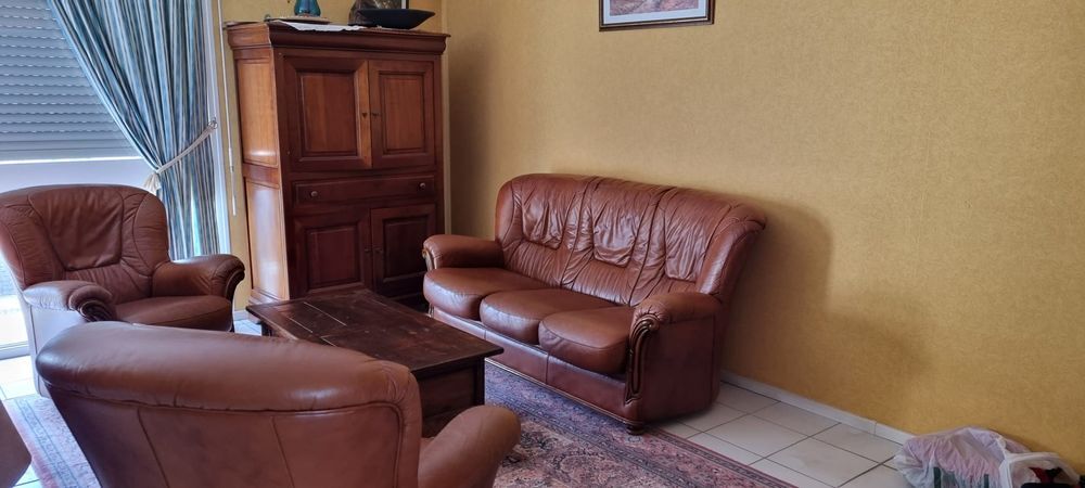 Salon en cuir (vachette) Meubles