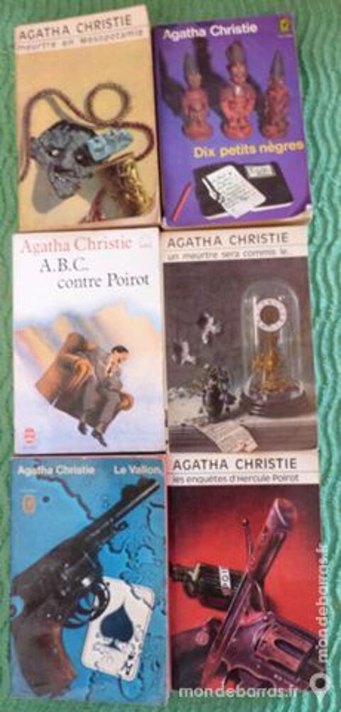 6 livres AGATHA CHRISTIE 2 Écuisses (71)