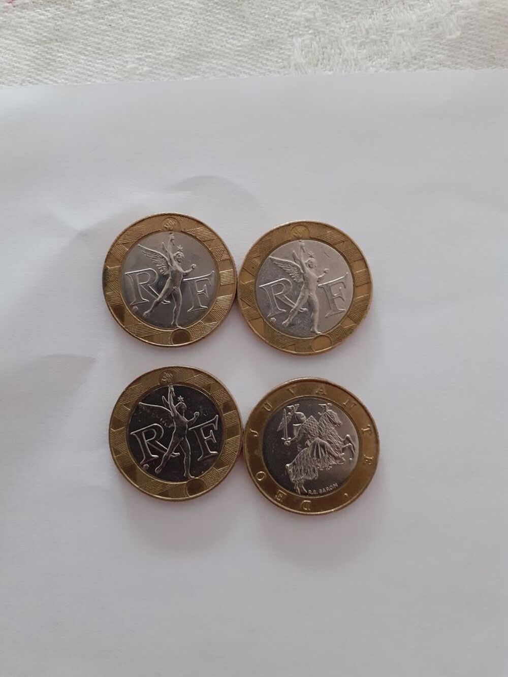 PIECES DE MONNAIE 10 ET 20 FRANCS 
