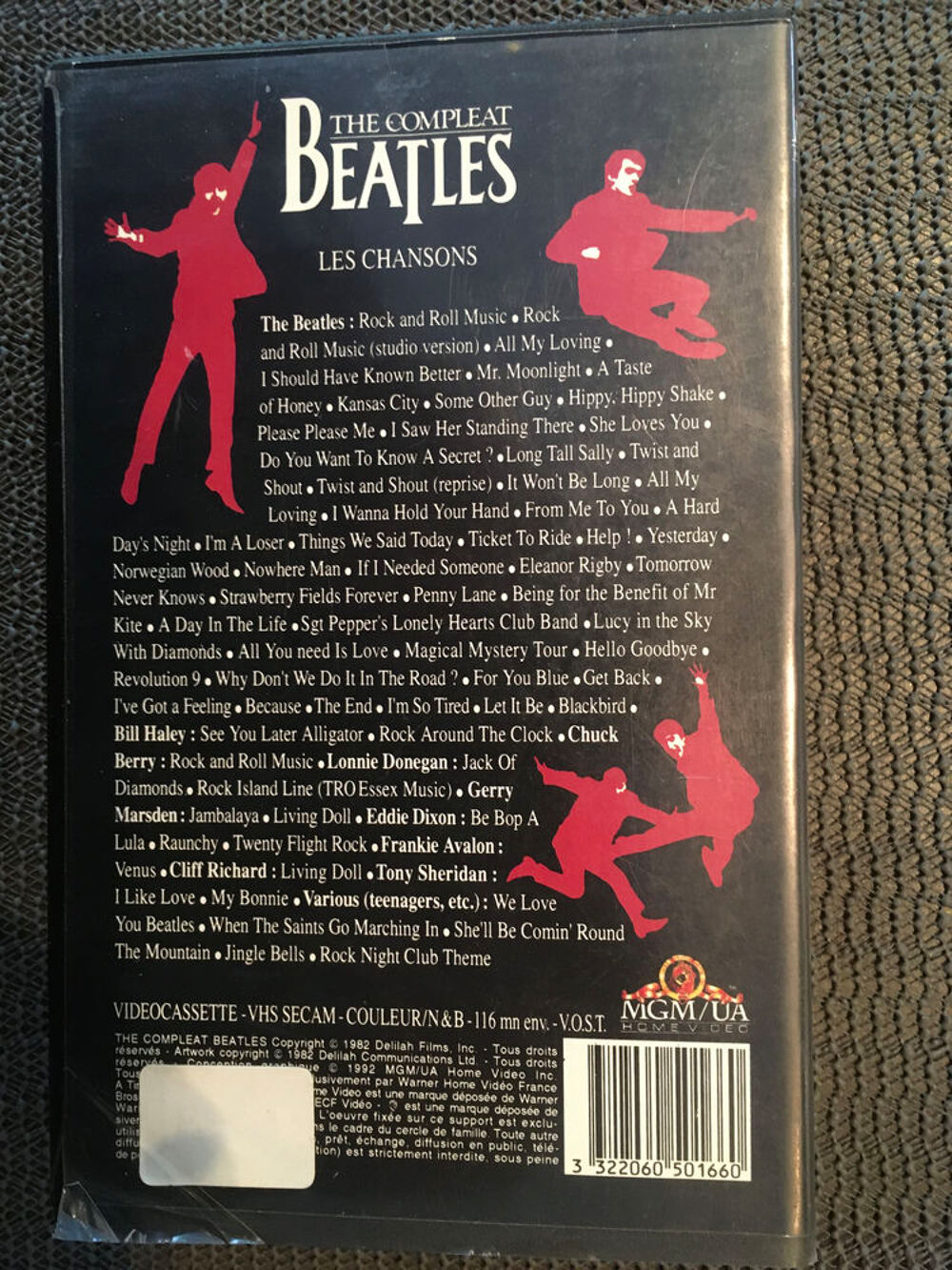 THE Compleat Beatles VID&Eacute;OK7 MGM/UA 1992 Photos/Video/TV