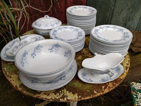 Vaisselle Terre de Fer Keller Gu�rin Lun�ville D�cor R�aumur 0 Loches (37)