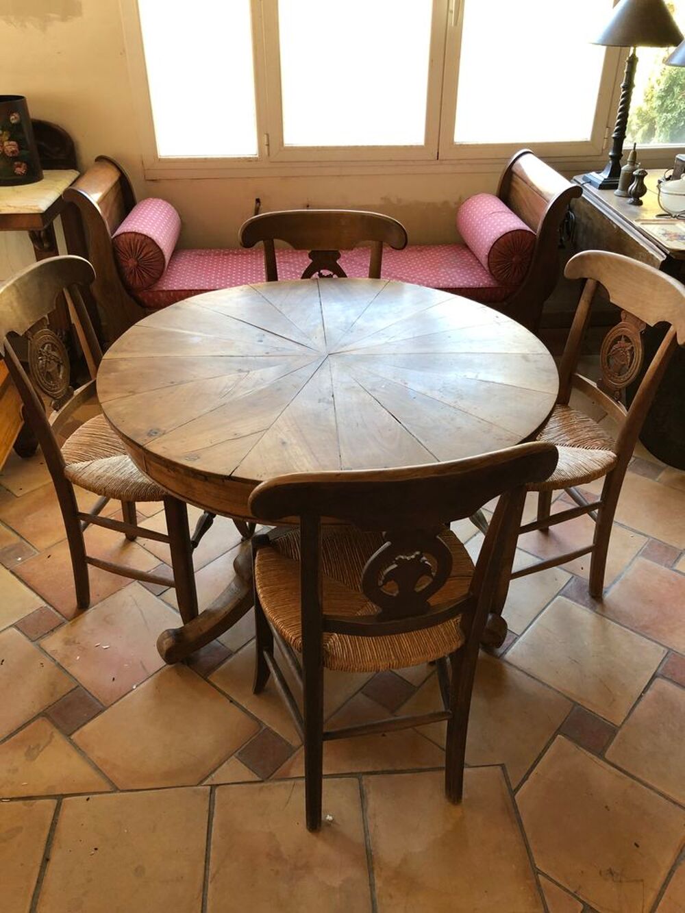 ANTIQUIT&Eacute; - LOT DE 4 BELLES CHAISES Meubles