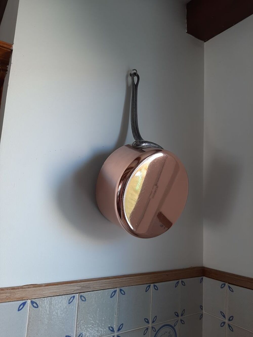 Lot de 5 casseroles en cuivre Décoration