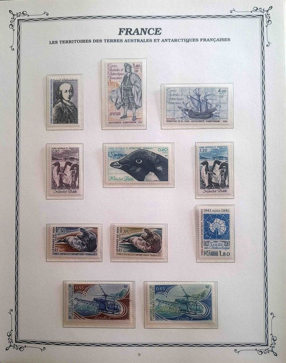 Timbres des Terres Australes et Antarctiques Fran&ccedil;aises 8 