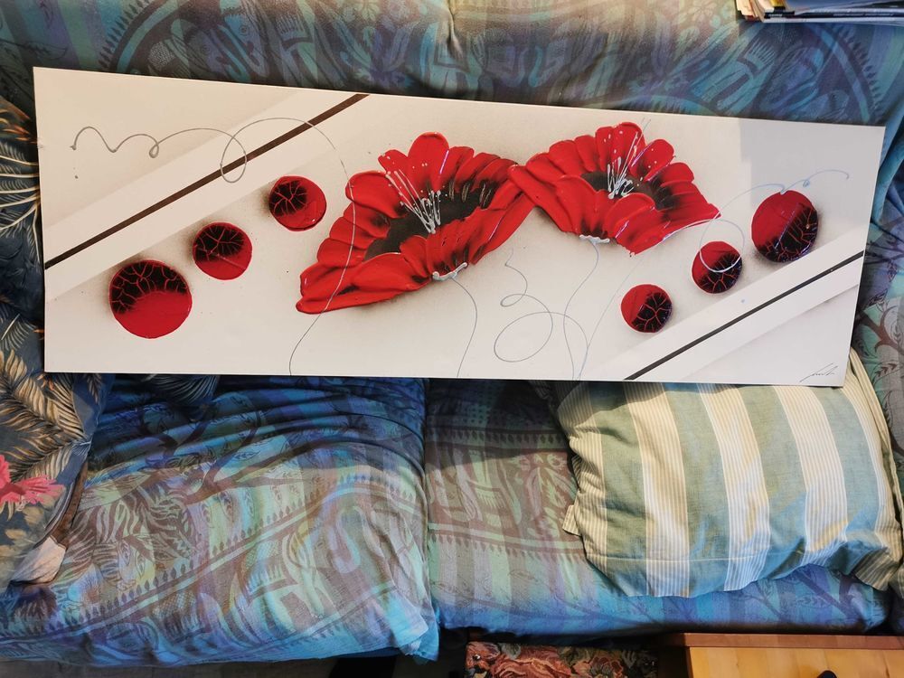 Tableau, Coquelicots &agrave; suspendre Décoration