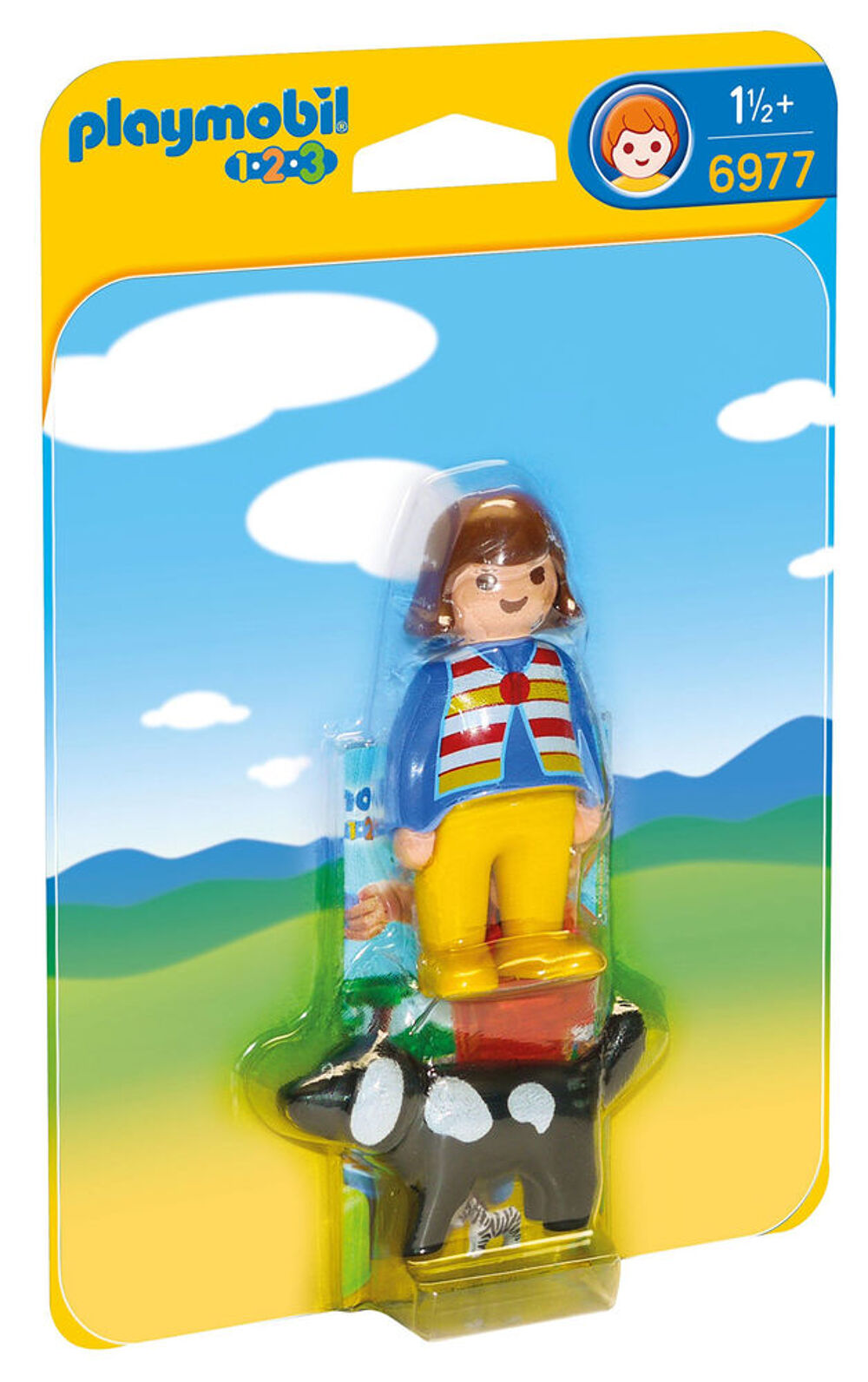Playmobil Femme avec chien 1.2.3 6977 Jeux / jouets