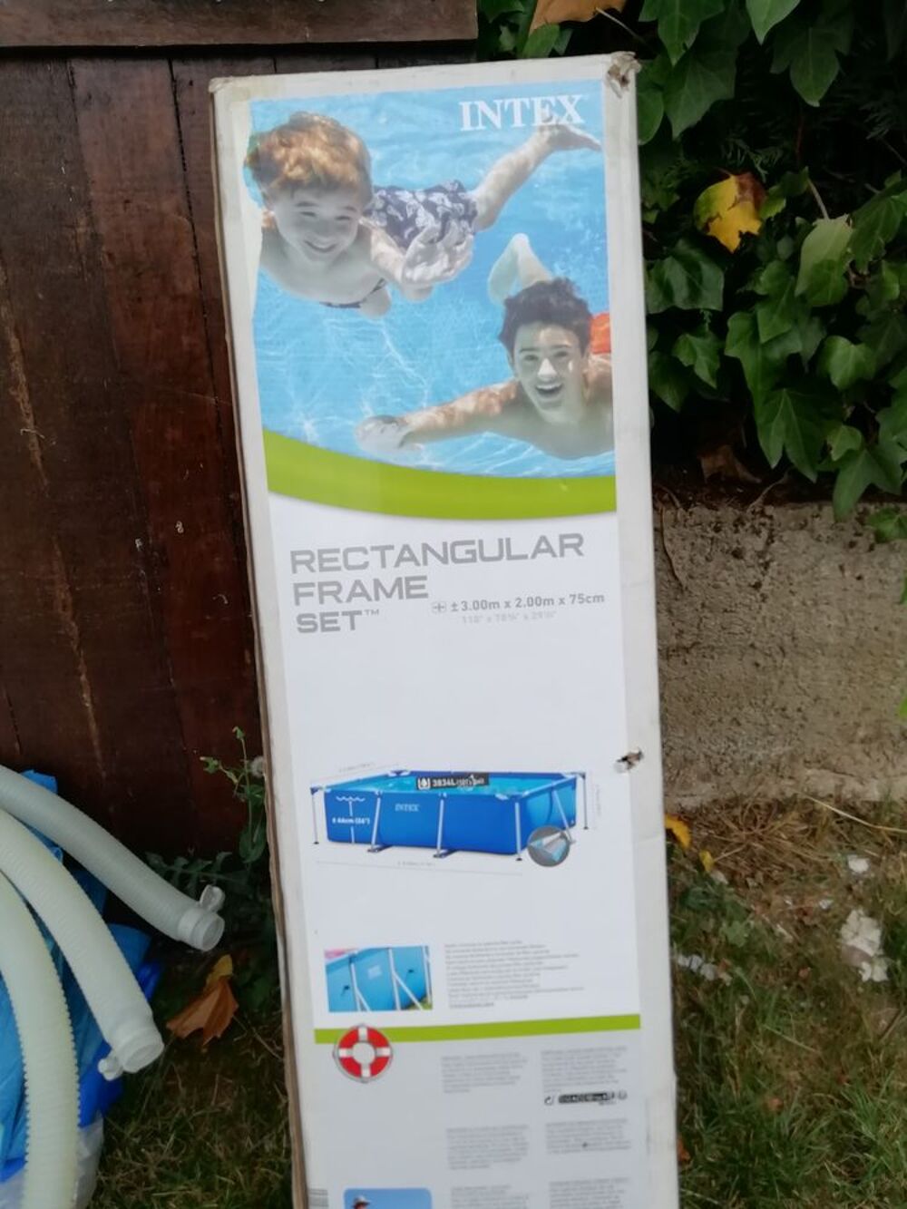 piscine rectangulaire 3m par 2m et 75 de haut avec pompe epu Sports