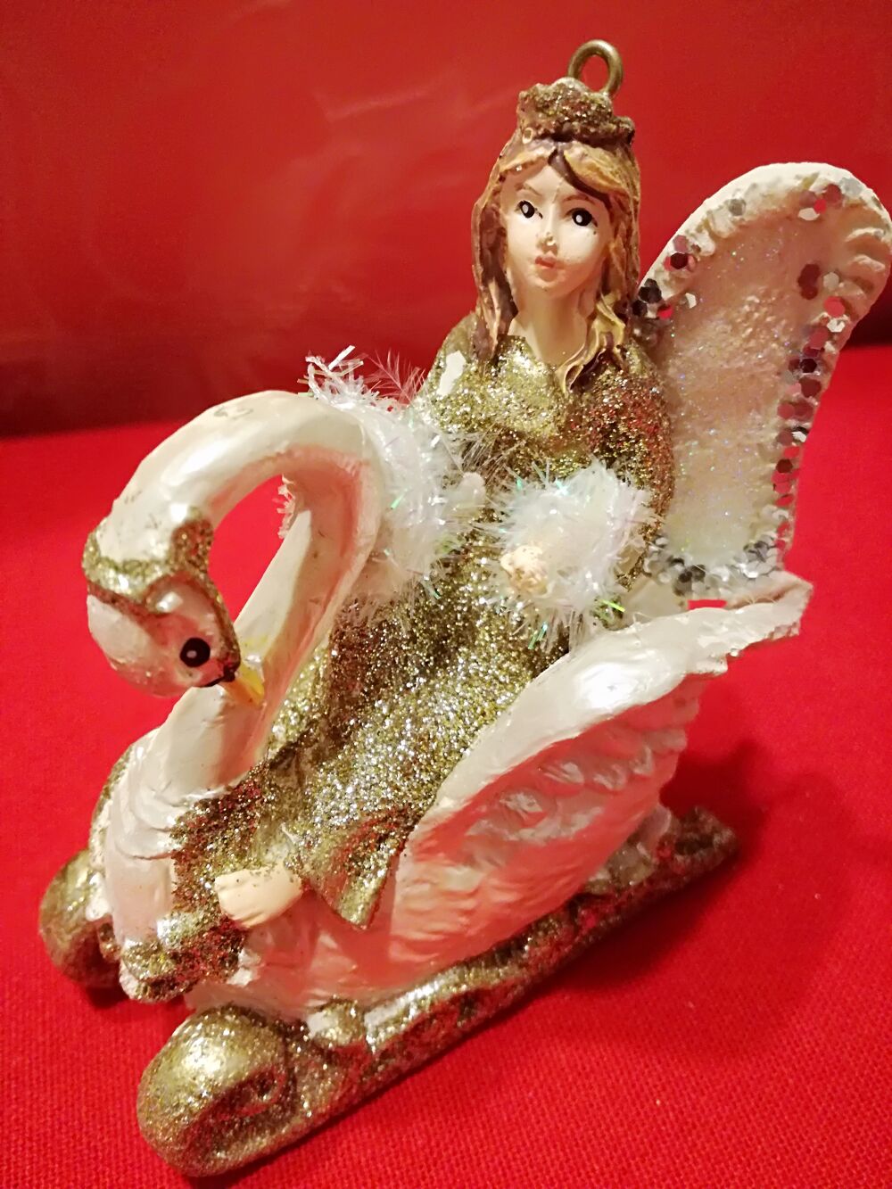 Cygne avec sa F&eacute;e Décoration