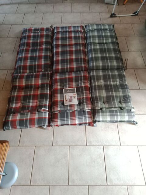 3 coussins pour chaises longues Oroux (79)