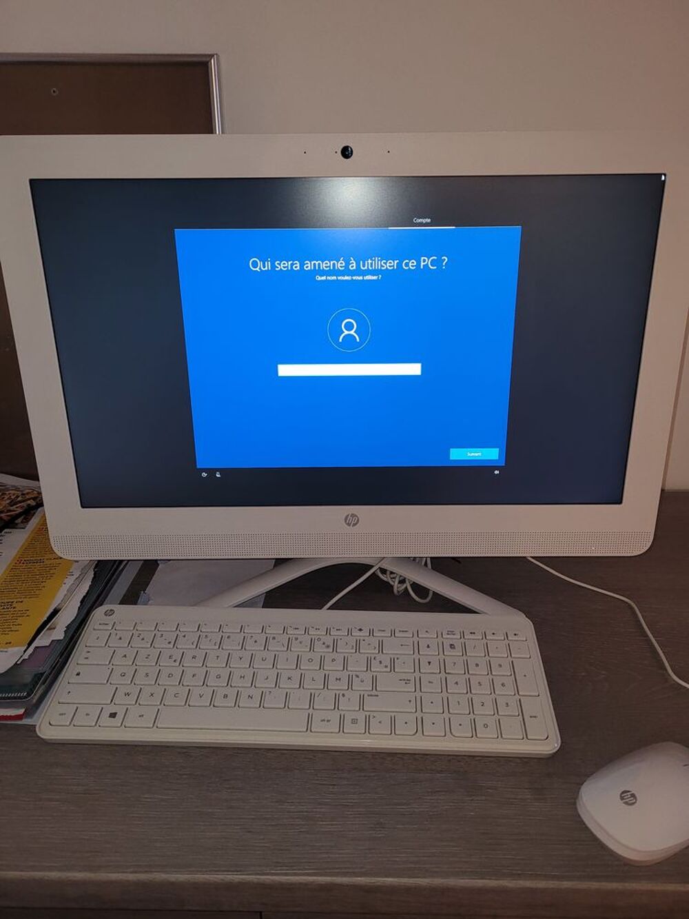 Ordinateur tout en un 
Marque hp
Matériel informatique