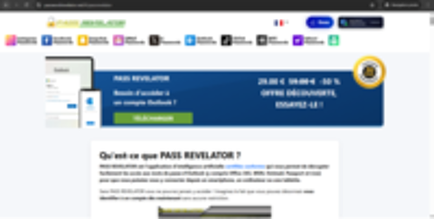   Récupérer un mot de passe Outlook / Live / Hotmail 