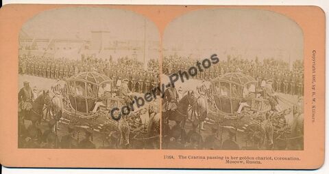 STEREOVIEW MOSCOU RUSSIE. The Czarina Coronation Moscow 1880 0 Loches (37)