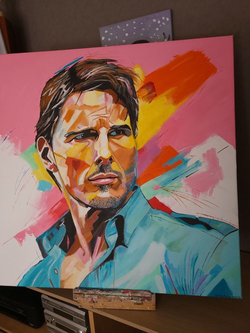 Tableaux peinture &agrave; l'huile et acrylique Décoration