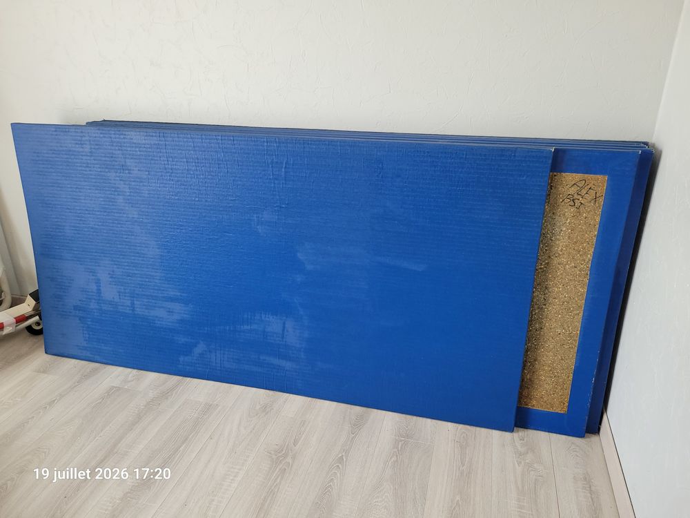 6 x Tatamis bleu 2m x 1m x 3cm Sports